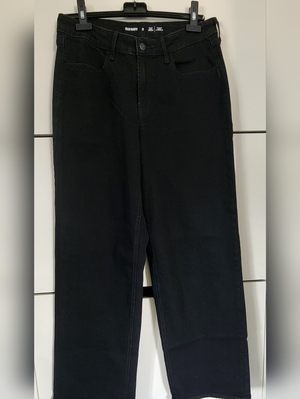 Old Navy Black High-Rise WOW Wide-Leg Jeans - Picture 4 of 10